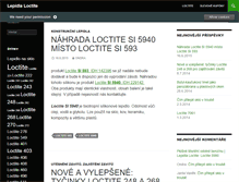Tablet Screenshot of lepidla-loctite.cz